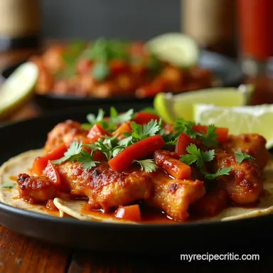 Easy Chicken Fajitas Recipe The Best Skillet Method Recipe Card