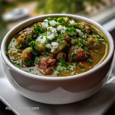 Chile Verde Recipe: Authentic Pork, Chicken & Beef Options Recipe Card