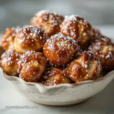 Christmas Pretzel Bites in 20 Minutes: Crispy Baked