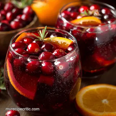 Christmas Sangria Easy Festive Cranberry Orange Holiday Punch
