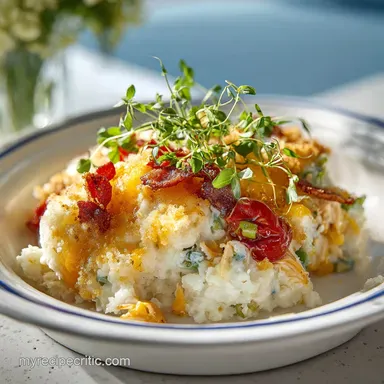Crack Chicken Casserole in 30 Minutes: A Creamy One-Pan Dinner Recipe Card