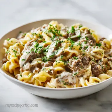 Easy Ground Beef Stroganoff in 30 Minutes