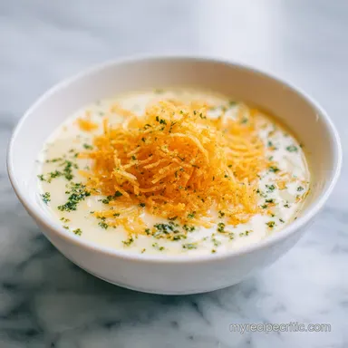 Easy Creamy Hash Brown Potato Soup with Frozen Hash Browns Recipe Card