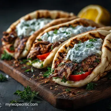 The Best Homemade Gyros Recipe No Spit Required Tzatziki