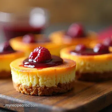 Easy Mini Cheesecakes Delightful Bites for Any Party Recipe Card