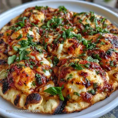 Easy Naan Pizza Margherita in 15 Minutes