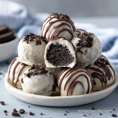 Oreo Balls: The Ultimate No-Bake Truffles Recipe Recipe Card