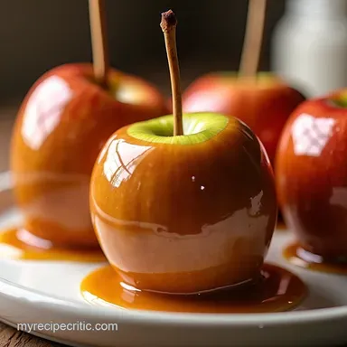 Easy Caramel Apple Recipe Scrummy NoFail Treat Recipe Card