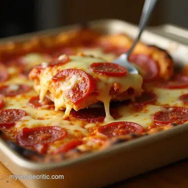 The Ultimate NoFuss Pizza Casserole Recipe for Weeknights Recipe Card