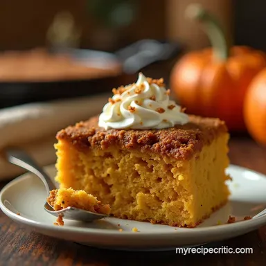Foolproof Pumpkin Dump Cake Recipe The Easiest Autumn Dessert Recipe Card