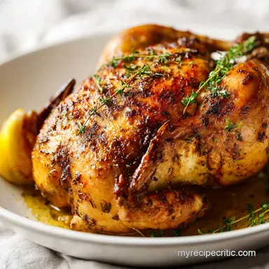 Easy Dinner Idea with Roasted Chicken for 4 Recipe Card