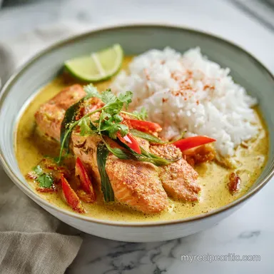 Easy Salmon Curry Recipe for 4 Servings