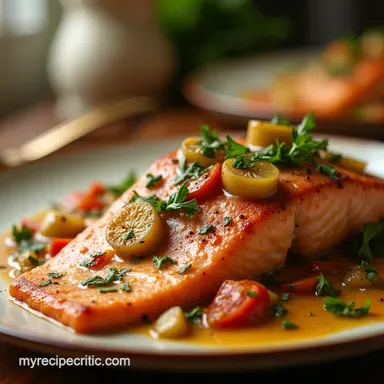 The Ultimate Easy Creamy Tuscan Salmon Recipe 35 Mins Recipe Card