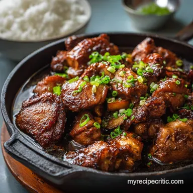 Classic Filipino Chicken and Pork Adobo Recipe Salty Sour Sublime Recipe Card