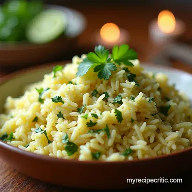Easy Fluffy Cilantro Lime Rice Recipe The Ultimate RollsRoyce Side Dish Recipe Card