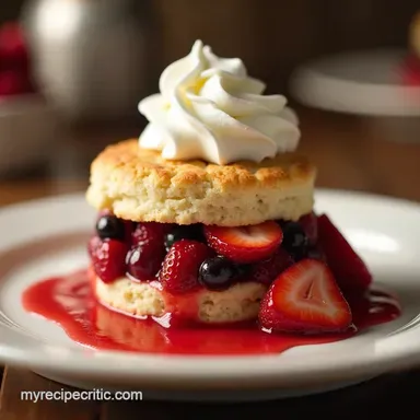 Ultimate Fresh Strawberry Shortcake Recipe Fluffy Biscuits Recipe Card