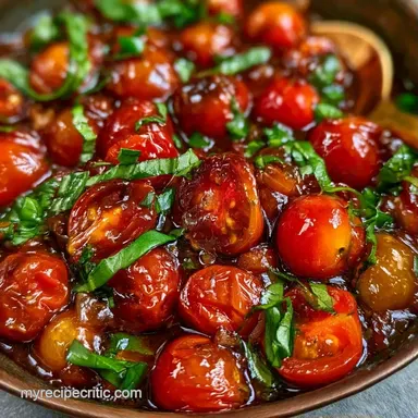 Fresh Cherry Tomato Pasta Sauce in 25 Min Recipe Card