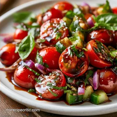 Fresh Cherry Tomato Salad in 10 Minutes