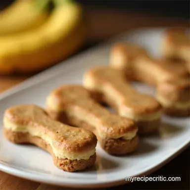 Yogurt Banana Dog Treats Easy Frozen Bites for Your Pup Recipe Card