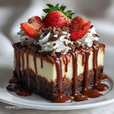 Hot Fudge Sundae Brownie Cheesecake: 1h 20m Recipe Card