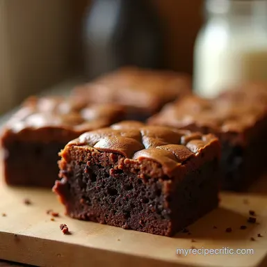 Best Fudgy Brown Butter Brownies with Crackly Tops Recipe Card