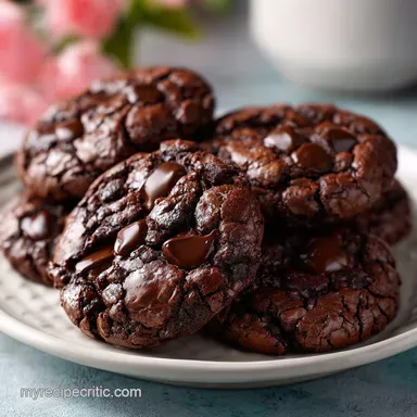 Fudgy Brownie Cookies in 33 Minutes Recipe Card