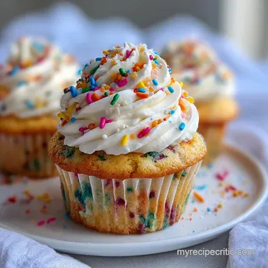 Funfetti Cupcakes: Moist Vanilla Crumb in 38 Minutes