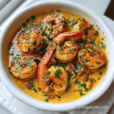 Shrimp with Garlic and Coconut Milk for 4 Recipe Card