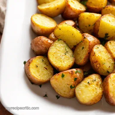Crispy Garlic Herb Roasted Potatoes A Simple CrowdPleaser Recipe Card