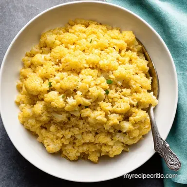 Garlicky Ginger Cauliflower Rice A Delicious Low Carb Side