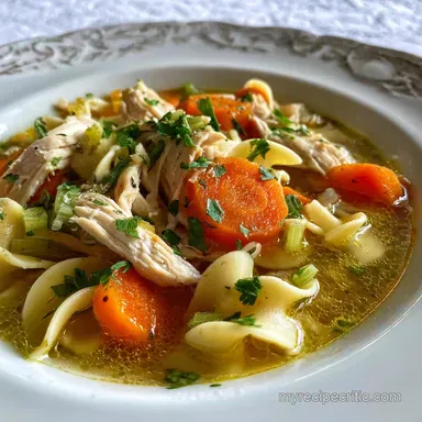 German Chicken Noodle Soup: Homemade in 2 Hours
