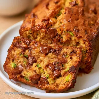 Chocolate Zucchini Bread for 8 Slices Recipe Card