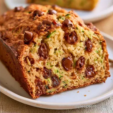 Chocolate Zucchini Bread for 8 Slices