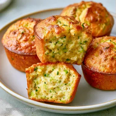 GlutenFree Zucchini Bread Muffins: 40 Min Recipe Card