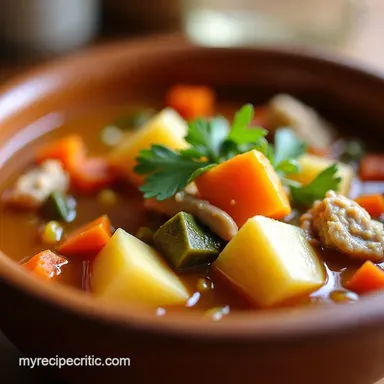 Turkey Vegetable Soup GobbleGood Leftover Magic Recipe Card