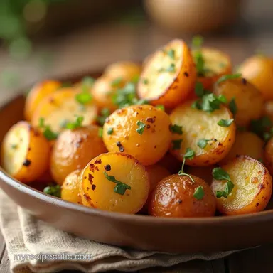 The Ultimate Golden Crunch Garlic Butter Roasted Potatoes Recipe Card