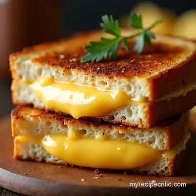 Gruyere Grilled Cheese My Gourmet Comfort Food Recipe Recipe Card