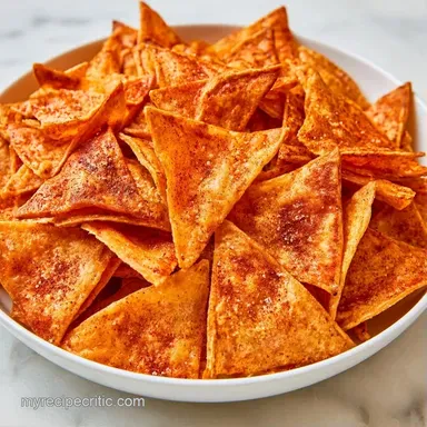 Grain Free Tortilla Chips in 13 Minutes Recipe Card