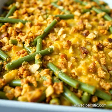 Grandmas Green Bean Casserole Frenchs Easy Classic