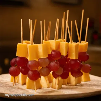 Grapes Cheese Skewers The Perfect Party Pop Recipe Card
