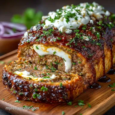 Greek Gyro Meatloaf The Hellenic Hybrid with a Tangy Feta Swirl Recipe Card