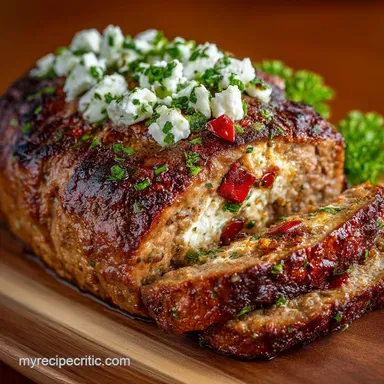 Greek Gyro Meatloaf The Hellenic Hybrid with a Tangy Feta Swirl
