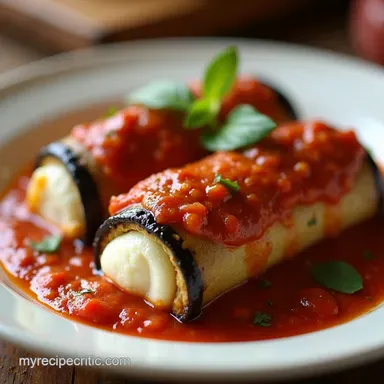 Grilled Eggplant RollUps My Italian Ricotta Secret Recipe Card