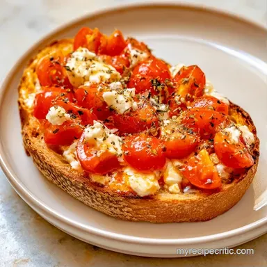Grilled Tomato and Feta Sandwich (15min) Recipe Card