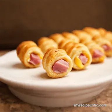 Ham Gruy&egrave;re Twisters Savory Snack Attack Recipe Card