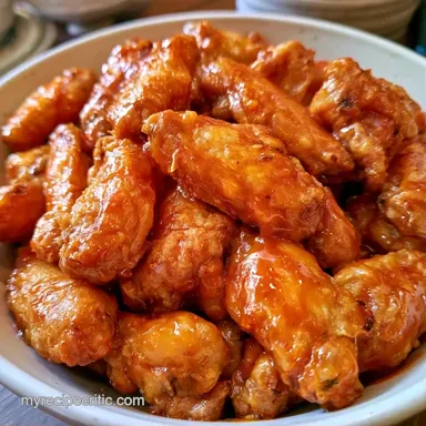 Hot Chicken Wings: Air Fryer Crispy Recipe Card