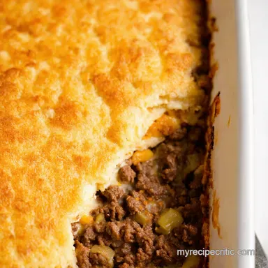 Cozy Ground Beef Casserole My Familys Cottage Pie Secret Recipe Card