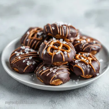 Caramel Pretzel Bites: Salted Sweet and Salty Treats in 15 Minutes Recipe Card