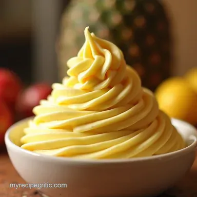 Easy Pineapple Dole Whip Disney Magic at Home Recipe Card