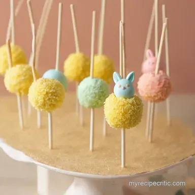 Easter Cake Pops Easy Pastel Treats for Spring Recipe Card